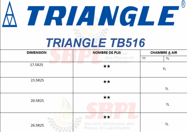 SBPL TRIANGLE TB516 – Image 2