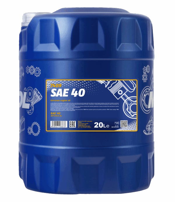SBPL-MANNOL SAE 40 7409 API CH-4 SJ – Image 2