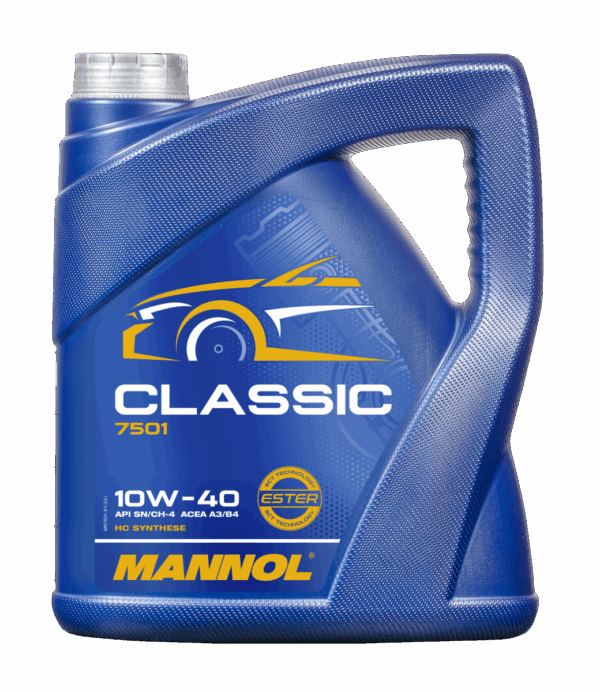 SBPL-MANNOL Classic 10W-40 7501 API SN/CH-4 ACEA A3/B4 – Image 2