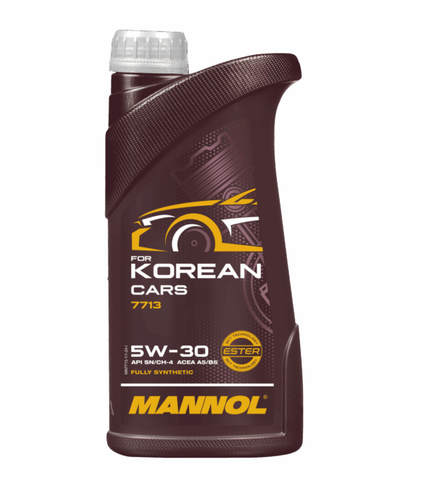 SBPL-MANNOL for Korean Cars 5W-30 7713 API SN/CH-4 ACEA A5/B5