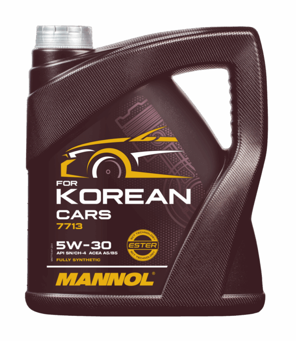 SBPL-MANNOL for Korean Cars 5W-30 7713 API SN/CH-4 ACEA A5/B5 – Image 2