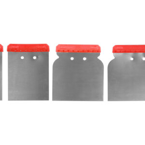 ENSEMBLE DE GRATTOIRS, ACIER INOXYDABLE, 4 PIÈCES / 06290