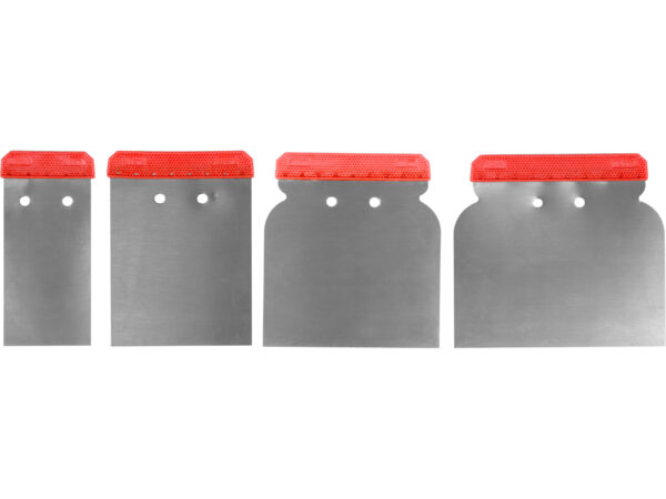 ENSEMBLE DE GRATTOIRS, ACIER INOXYDABLE, 4 PIÈCES / 06290