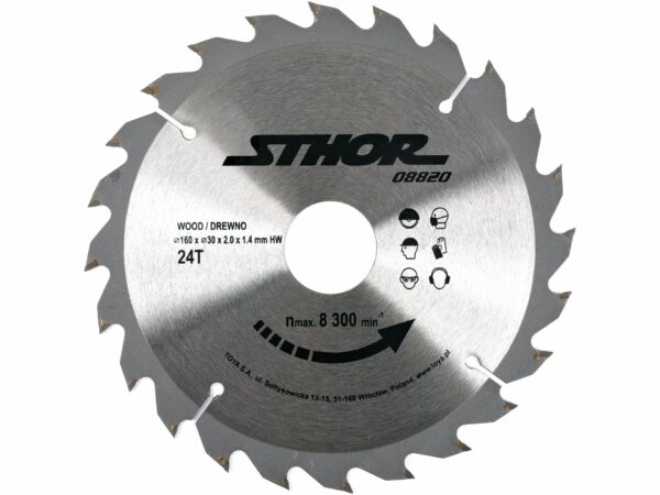 SOBEMAT_LAME TCT POUR BOIS D160 T24 D30 / 08820