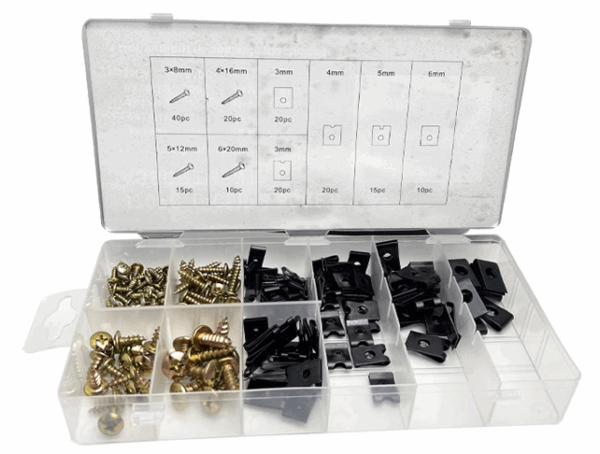 SOBEMAT _ 170 PCS BODYWORK NUTS&SCREWS ASSORTMENT