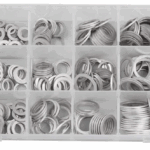 SOBEMAT _ASSORTIMENT DE BAGUES D'ÉTANCHÉITÉ EN ALUMINIUM 450 PCS