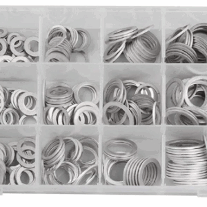 SOBEMAT _ASSORTIMENT DE BAGUES D'ÉTANCHÉITÉ EN ALUMINIUM 450 PCS