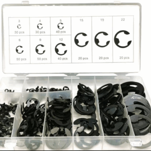 SOBEMAT _" ASSORTIMENT DE 300 CIRCLIPS D'ANNEAU EN E" / 300 pièces
