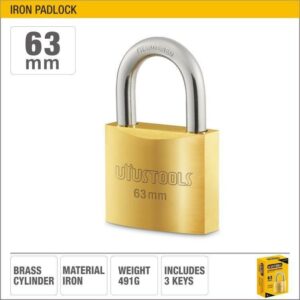 SOBEMAT_Cadenas doré UYUS 63 mm P:491g