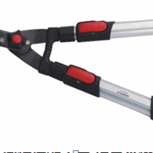 SOBEMAT_Cisaille à gazon télescopique haut de gamme, poignée en alliage d'aluminium, cisaille rétractable
