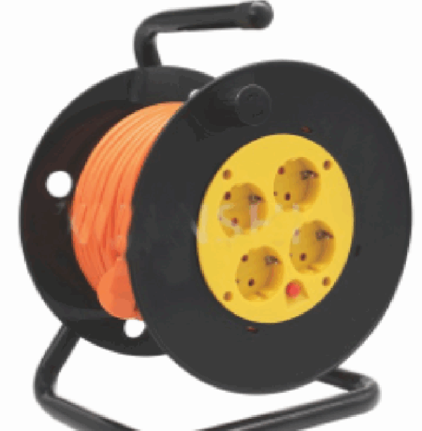 SOBEMAT_Enrouleur de tuyau électrique / Fil de 1,5 mm, 3000 W, longueur de 20 mètres