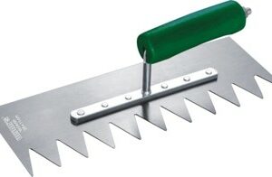 Truelle à plâtrer en dents de scie 280X110MM