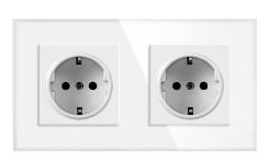 SOBEMAT_Double prise avec griffes de renforcement / 250 V 16 A, 3 couleurs
