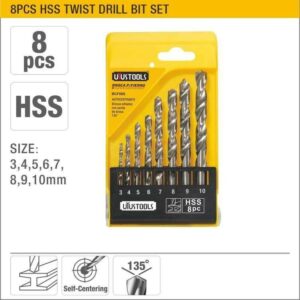 SOBEMAT_MECHE HSS JEUX UYUS DE 8 PCS EN BOITE (8-10mm)