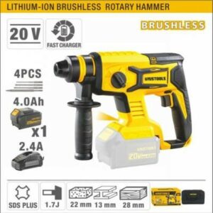 SOBEMAT_ Marteau perforateur au lithium-ion UYUS 1PC 20V/4.0Ah