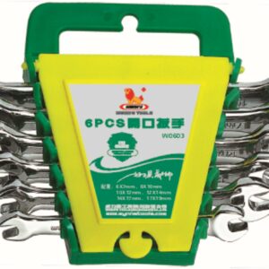 SOBEMAT_Clé à fourche double avec support en plastique 6PC
