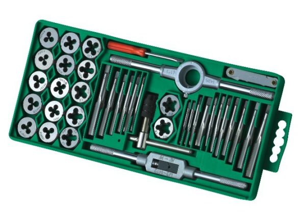 SOBEMAT_ Power Lion W0442) Jeu de tarauds et clés 40 pièces