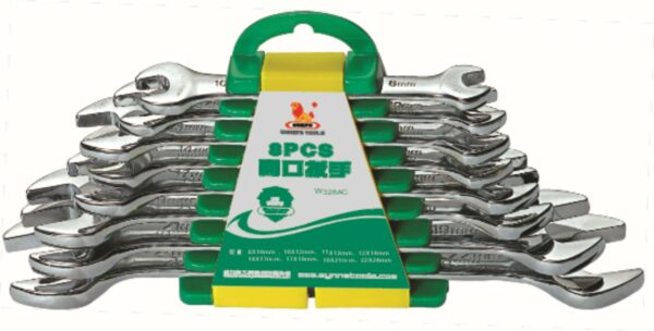 SOBEMAT_Clé à fourche double avec support en plastique 8PC "