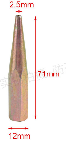 SOBEMAT_Tête de graisse de zingage de couleur Étendre 12x71 H