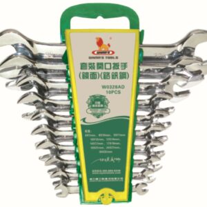 SOBEMAT_Clé à fourche double avec support en plastique 10PC