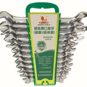 SOBEMAT_Clé à fourche double avec support en plastique 12PC
