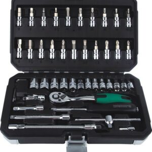 SOBEMAT_JEU DE 46 CLÉS À DOUILLES 1/4"DRS