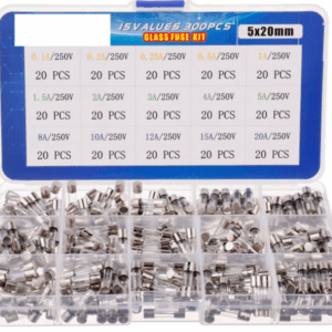 SOBEMAT_ ASSORTIMENT DE FUSIBLES EN VERRE / 300 pcs