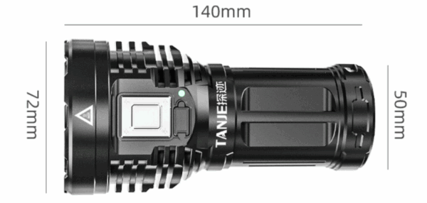 SOBEMAT_Lampe de poche lumineuse lumière fort