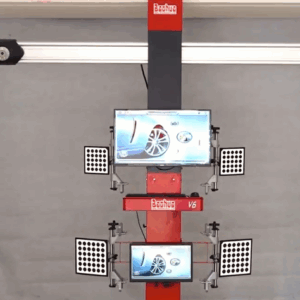 SOBEMAT_ Machine d'alignement des roues de voiture 3D avec deux écran