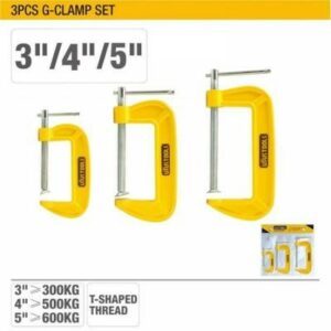SOBEMAT_Serre-joints en « C » (n° 3-4-5) 3 pièces PRG302 UYUS