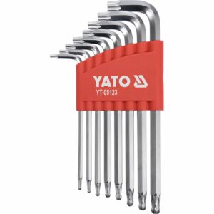 SOBEMAT_JEU DE CLÉS À SPHÈRE TORX T9-T40, 8 PIÈCES / YT-05123