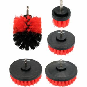 SOBEMAT_5 pièces brosse à récurer à tige hexagonale / YT-47777