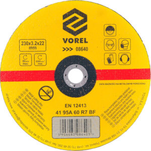 SOBEMAT_Disque à tronçonner pour métaux 230 x 3,2 x 22 mm / 08640