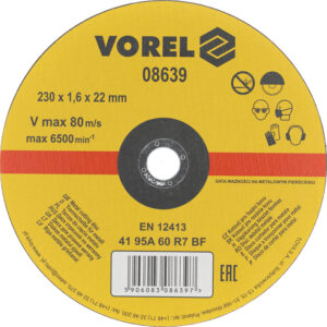 SOBEMAT_" Disque à tronçonner pour métaux 230 x 1,6 x 22 mm" / 08639