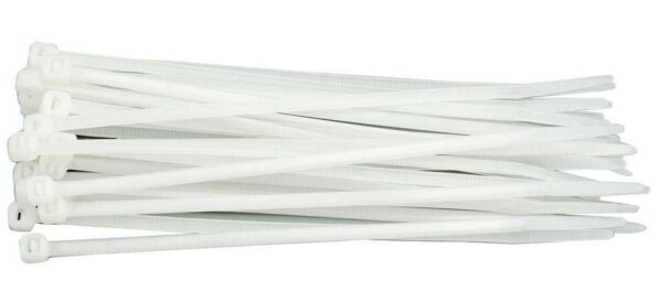 SOBEMAT_COLLIERS DE SERRAGE 280X4,8MM 100PCS /BLANC/ 73909