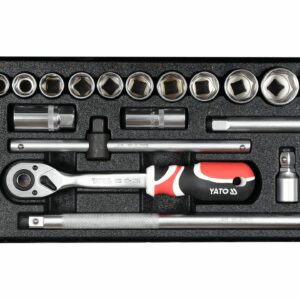SOBEMAT_JEU DE DOUILLES 25PCS 1/2" / YT-12671