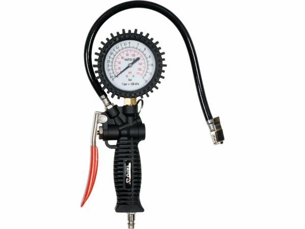 SOBEMAT_PISTOLET DE GONFLAGE À AIR AVEC MANOMÈTRE YT-23703 / 00003833