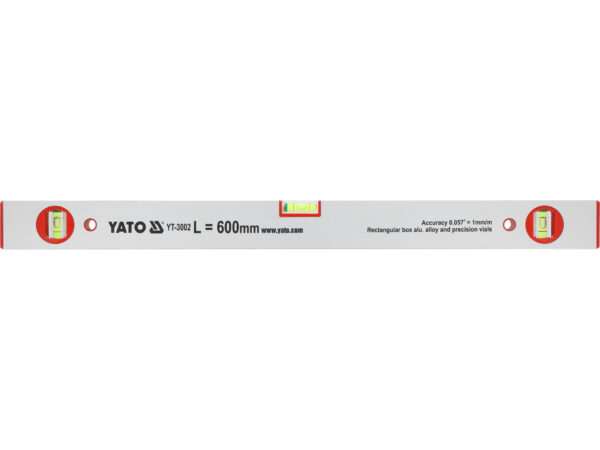 SOBEMAT_NIVEAU À BULLE 600MM 3 FLACONS YT-3002 / 00003825