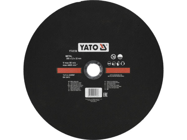 SOBEMAT_DISQUE À TRONÇONNER MÉTAL 350X3,5X32MM / YT-6136