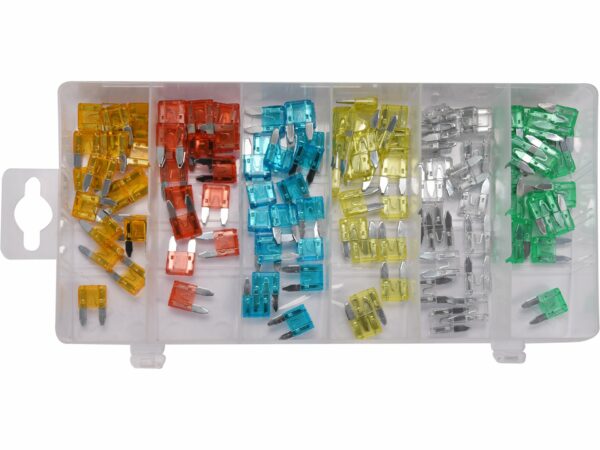 SOBEMAT_ASSORTIMENT DE FUSIBLES POUR VOITURE 120 PCS MINI / YT-83146