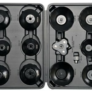 SOBEMAT_ENSEMBLE DE CLÉ À HUILE À COUPELLE 13 PIÈCES