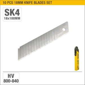 SOBEMAT_Lot de 10 lames de couteau de 18 mm /