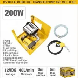 SOBEMAT_Kit de pompe et compteur de carburant 12V DC