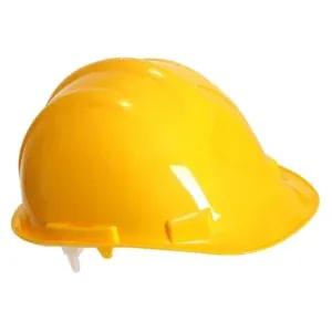 SOBEMAT_Casque de sécurité (jaune) Coque en PEHD avec aérations/CSA02A